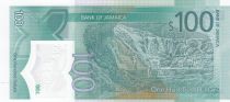 Jamaica 100 Dollars Marcus Garvey - Polymer - 2022 - Serial AH