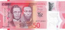 Jamaica 50 Dollars Paul Bogle - George Gordon - Polymer - 2022 - Serial AC