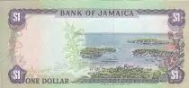 Jamaika 1 Dollar - Alexander Bustamante - Beach and sea  - 01-07-1989 - Serial DG