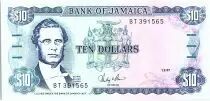 Jamaika 10 Dollars, George William Gordon - 1987