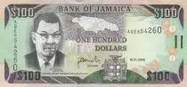 Jamaika 100 Dollars, Sir Donald Sangster - Waterfall - 2009