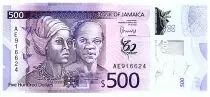 Jamaika 500 Dollars 60th anniversary of Independence - Samuel Sharpe- Polymer - 2022 Serial Ae