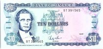 Jamaïque 10 Dollars, George William Gordon - 1987