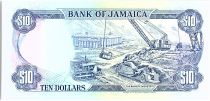 Jamaïque 10 Dollars, George William Gordon - 1987