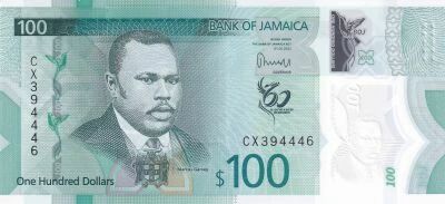 Jama�que 100 Dollars - 01-06-2022 - Marcus Garvey - Chutes de la rivi�re Dunn
