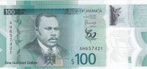 Jamaïque 100 Dollars Marcus Garvey - 2022 - Polymer Série AH