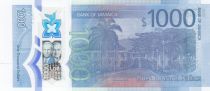 Jamaïque 1000 Dollars Alexander Bustamante - Norman Manley - 2022 (2023) - 60 ans Indépendance- 2022 - Polymer Série AH