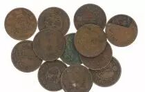 Japan 1/2 Sen, Flower - Dragon - Varied Years From 1873 To 1892