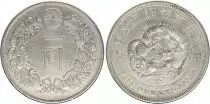 Japan 1 Yen Dragon  - 1892 Meiji 25