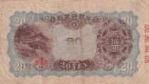 Japan 20 Yen - Fujiwara Kamatari - 1931 - Block 19