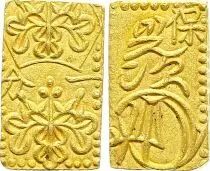 Japon 1 Bu - Tenpo Bu Ban Kin - 1837-1858 - Or et Argent