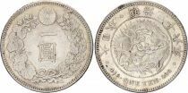 Jap&oacute;n 1 Yen - Dragon - Meiji Year 36 - 1903 - Silver