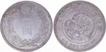 Jap�n 1 Yen Dragon  - 1896 Mutsuhito Year 29 - AU