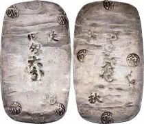 Japon 4 Momme 6 Fun - Akita (1863-1864) - Argent