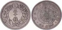 Jap�n 50 Sen - 1909 Mutsuhito Year 42