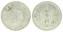 Japon 50 Sen, Fleur - Dragon - 1898 YR. 31 - 3ème ex.