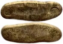 Jap&oacute;n Bar - Chogin, Bunsei Era - ND  (ca. 1820-37) - 32  x 90 - Poids 145.24 g