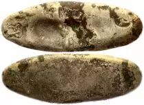 Jap&oacute;n Bar - Chogin, Bunsei Era - ND  (ca. 1820-37) - 34 x 95 - Poids 159.19 g