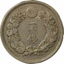 Japon Meiji - 20 Sen Argent - An 40 (1907)