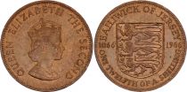 Jersey 1 Penny - Elizabeth II - 1966