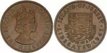 Jersey 1 Penny - Elizabeth II - Liberation of Jersey 1945 - 1954