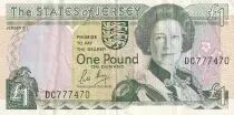 Jersey 1 Pound - Elisabeth II - Eglise - ND (1989) - TTB+ - P.15