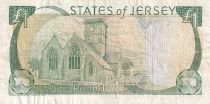Jersey 1 Pound - Elisabeth II - ND (1989) - Série CC - P.15