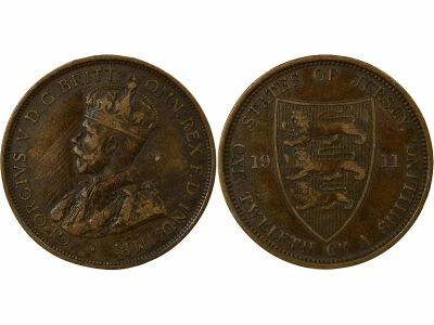 Jersey George V - 1/12 Shilling - 1911 London