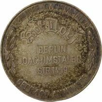 Jeton Alemania 1 token Acero chapado n&iacute;quel 1975