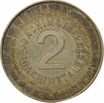 Jeton Deutschland 1 token gedr&uuml;ckte Stahl Nickel 1975