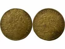 Jeton France 1 token Brass Louis XIV 1698 ?