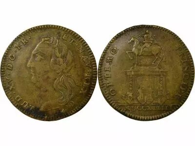 Jeton France 1 token Brass Louis XV Nuremberg
