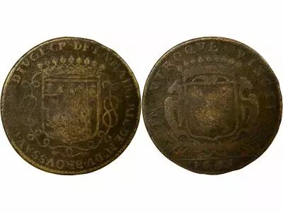 Jeton France 1 token Brass Paul Cassard 1689 T Nantes