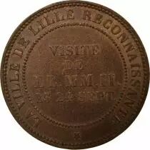 Jeton France 1 token Bronze Napoléon III 1853