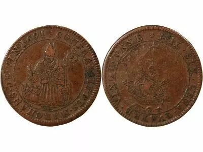 Jeton France 1 token Copper 1691