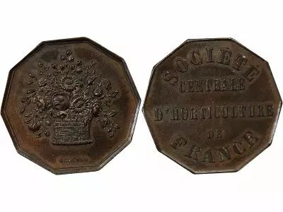 Jeton France 1 token Copper 1860-1870