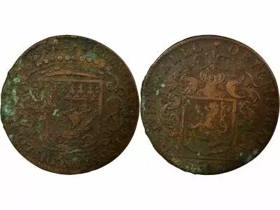 Jeton France 1 token Copper Fran�ois Lorido 1667 T Nantes