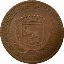Jeton France 1 token Copper Louis Charette 1675 T Nantes