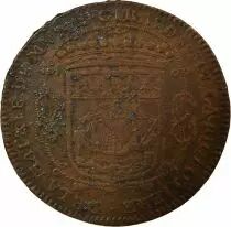 Jeton France 1 token Copper Mathurin Giraud 1665 T Nantes