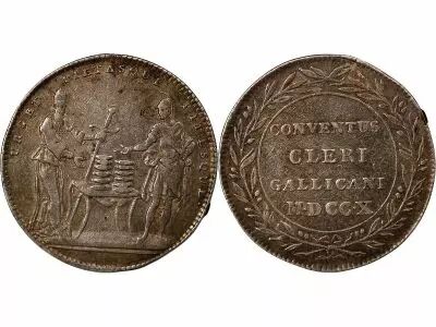 Jeton France 1 token Silver 1710