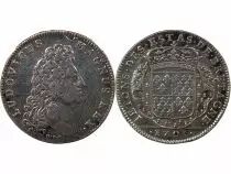 Jeton Francia 1 token Argento Louis XIV 1703 Vannes