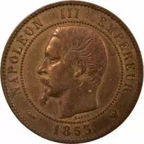 Jeton Francia 1 token Bronzo Napol&eacute;on III 1853