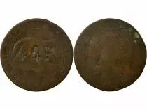Jeton Francia 1 token Bronzo Napol&eacute;on III 1855