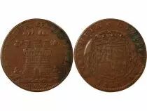 Jeton Francia 1 token Cobre 1657