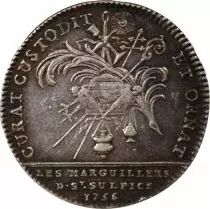 Jeton Francia 1 token Plata 1756
