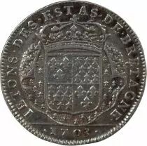Jeton Francia 1 token Plata Louis XIV 1703 Vannes