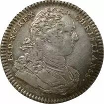 Jeton Francia 1 token Plata Louis XV 1727