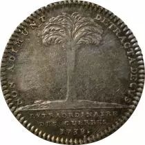 Jeton Francia 1 token Plata Louis XV 1738