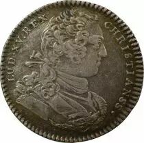 Jeton Francia 1 token Plata Louis XV 1738