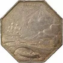 Jeton Francia Plata 1818